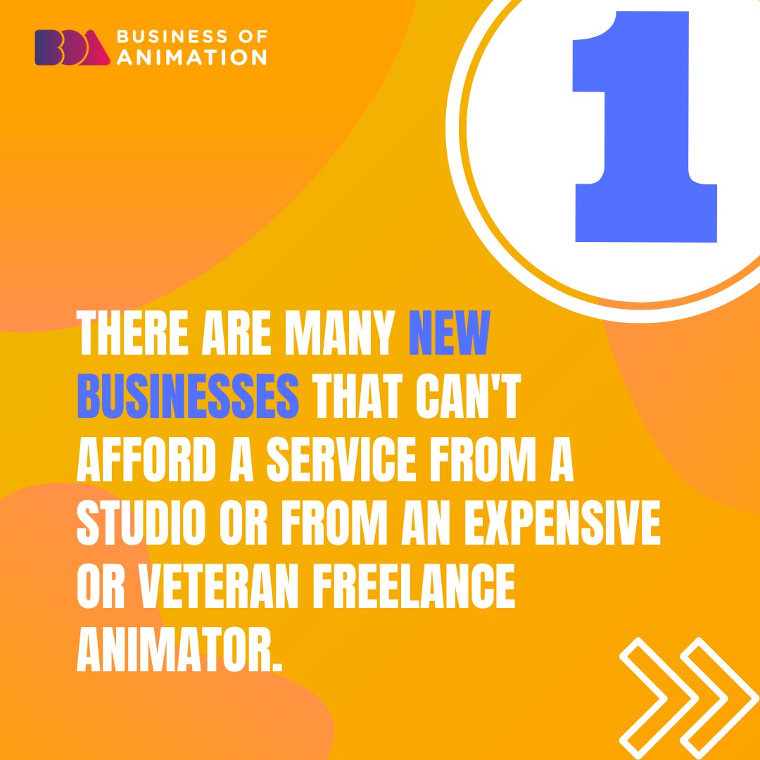 animationbiz's tweet photo. Everybody has to start somewhere, right? So carry on and make the most out of your journey as a newbie freelance animator!
Here are 3 reasons why clients hire newbie freelance animators:
#AnimationClients #AnimatorsClient #MotionGraphicsClients #AnimatorClients https://t.co/9hGM4fK3vR