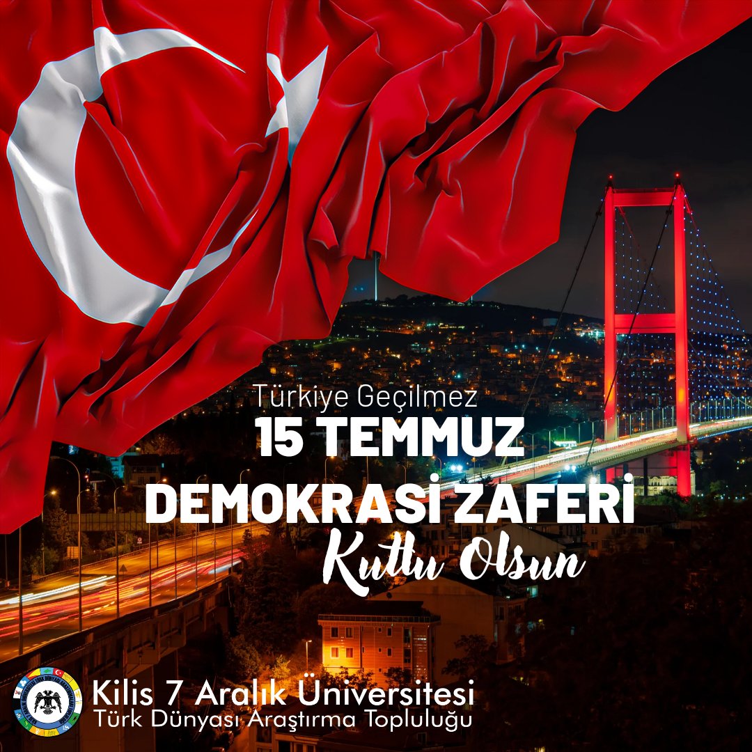 K7AUTUDAT's tweet photo. Yer yarılmadıkça, gök üstümüze çökmedikçe, bizdeki birlik bitmedikçe Allah’ın izni ile bu ülkeyi, bu ülküyü kimse dize getiremez. 15 Temmuz Şehitlerinin ruhu şad olsun. https://t.co/AteYoFjEIn