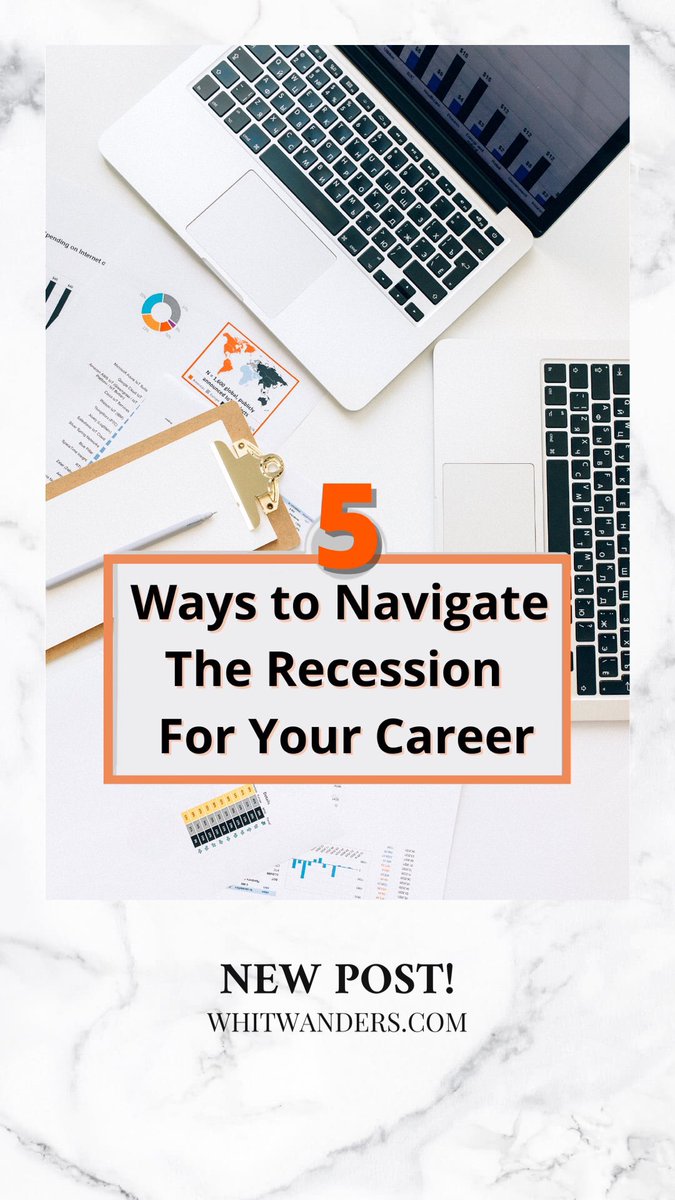 NEW - 5 Ways to Navigate the approaching Recession  whitwanders.com/5-ways-to-navi…

#recession #career