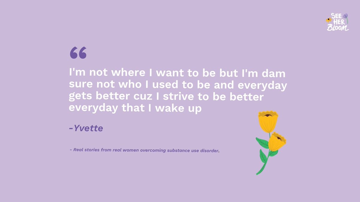 SeeHerBloomOrg's tweet photo. We all have different stories. What brings us together is the strength we share and the compassion we have for each other. 💜🌻 #SeeHerBloom

Read Yvette's powerful story and journey towards recovery: https://t.co/CWsX8ijIv3 https://t.co/j3aeeYjd04