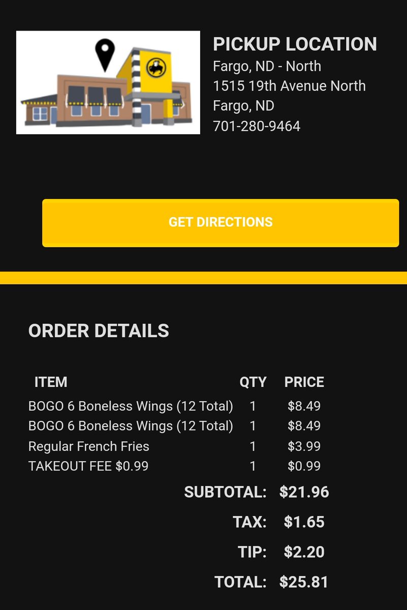 I just noticed this today. <a href="/BWWings/">Buffalo Wild Wings</a> has started charging takeout fee. This is ridiculous. They are so money hungry. Food is already priced super high. I remember 40 cent Tuesdays. #inflation #greedy #corpgreed