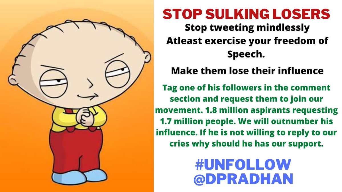 Emma00306297's tweet photo. #UNFOLLOW @dpradhanbjp RETWEET THIS INSTEAD OF POSTING 1000s of unread posts. https://t.co/t8Q5KnuJk4