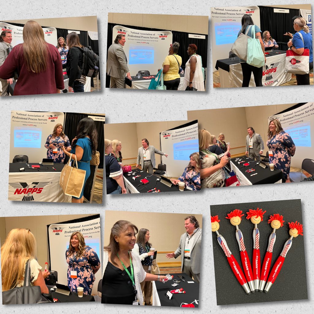 napps82's tweet photo. Introducing paralegals to NAPPS at the 2022 NALA Conference #nalacon22 #paralegal #processserver #nala https://t.co/I4PkcSDL8U