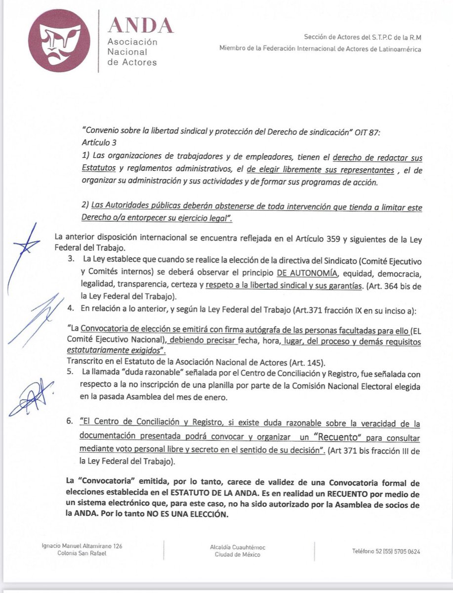 FelipeNajera66's tweet photo. Felicidades a los compañeros del comité de honor y justicia de @andactores por su congruencia ante esta denuncia sobre la ilegal injerencia del @Centrofcrl en las impugnadas elecciones! Señor presidente @lopezobrador_ por favor pedimos su intervención a trevés de @LuisaAlcalde https://t.co/Q5XqXw3eFE