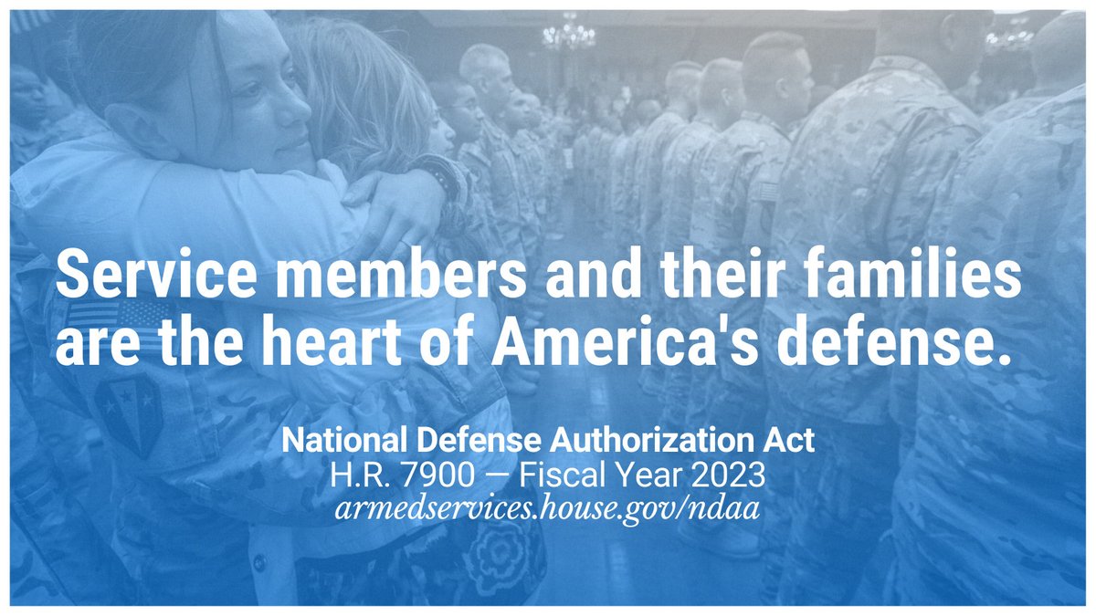 Keeping our country safe means investing in our servicemembers and in the tools they need to succeed.

I was glad to vote for #FY23NDAA, which authorizes a pay raise for service members, protects military supply chains, and makes investments to improve military capability.