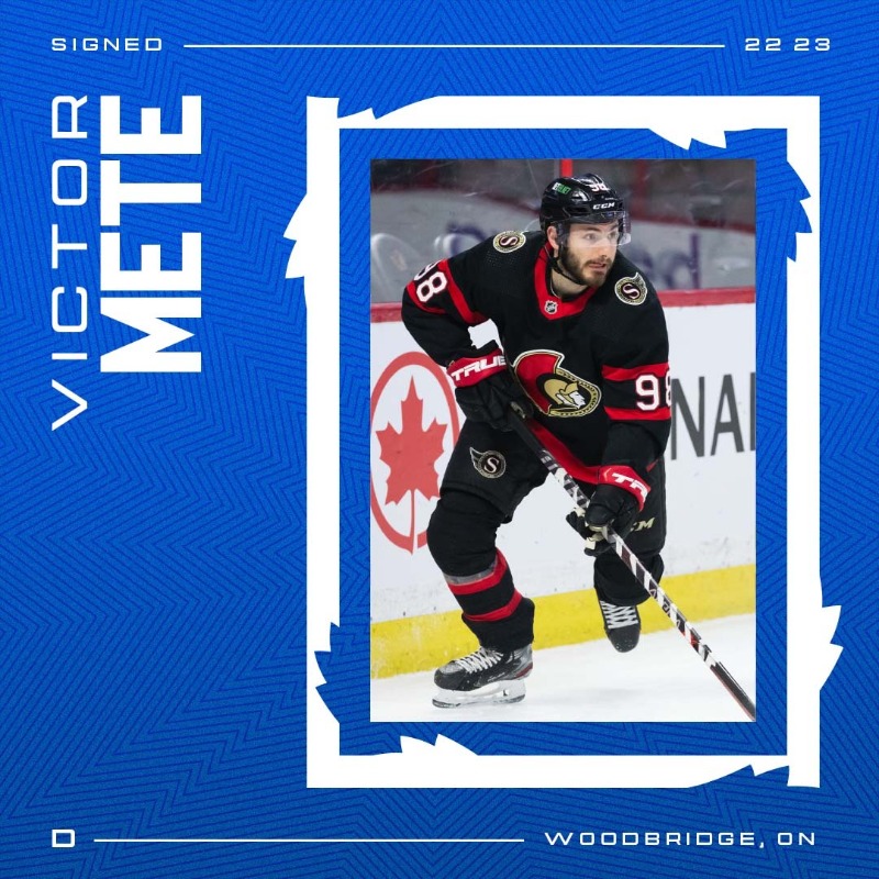 MapleLeafs's tweet photo. 🖊 We've signed defencemen Jordie Benn and Victor Mete to one-year contracts. 

#LeafsForever