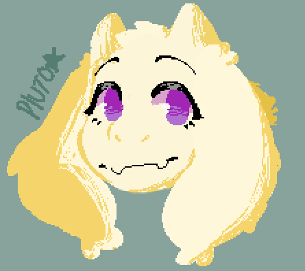 I drew some pixel goat momma on my practice page while listening to the soundtrack ver proud

#undertale #goatmom #torielundertale #toriel #undertalefanart