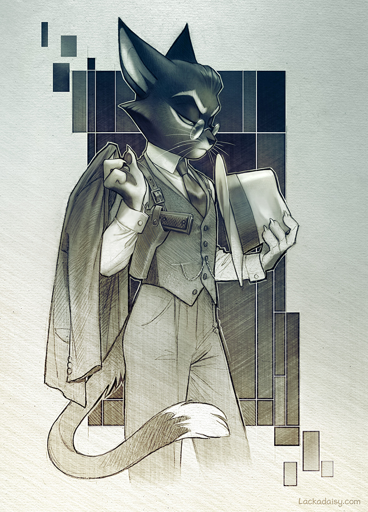 Vestis Virum Facit - Mordecai.
Originally a Patron piece.