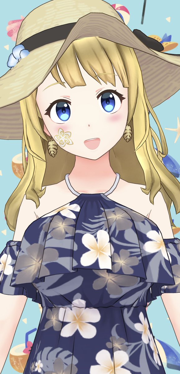 AkuVtuber's tweet photo. Nyaaaaa 💙 https://t.co/EqS2z7ov3O