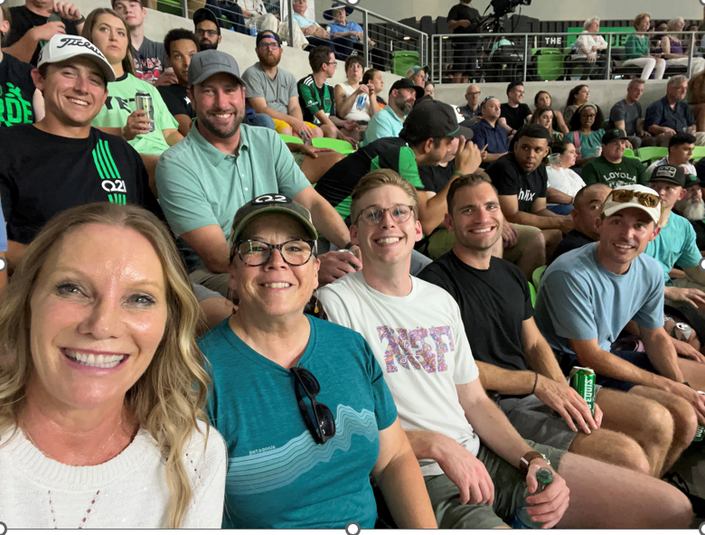 helixbyq2's tweet photo. The Helix team braved the Texas heat while visiting the Austin offices this week with a special guest from @Visa DPS! ☀️🕶️
#helixbyq2 #makefinancehuman #humansofhelix #partnerships https://t.co/UYWKdhgb0o