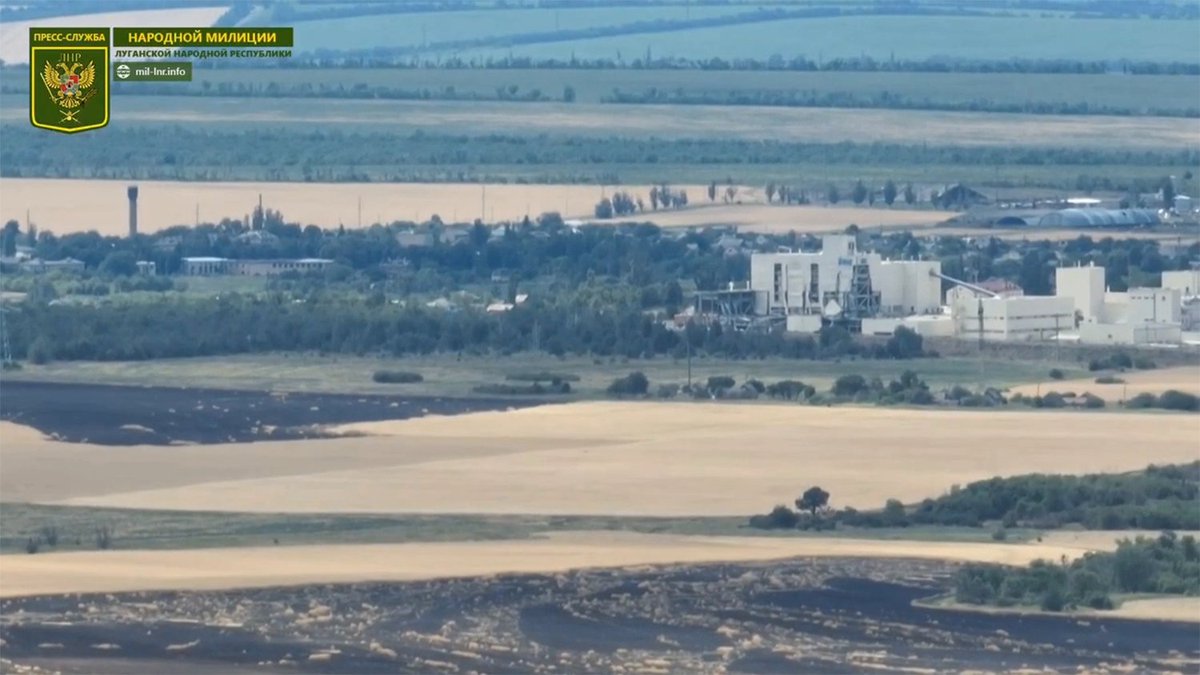 Gypsum plant in #Soledar.