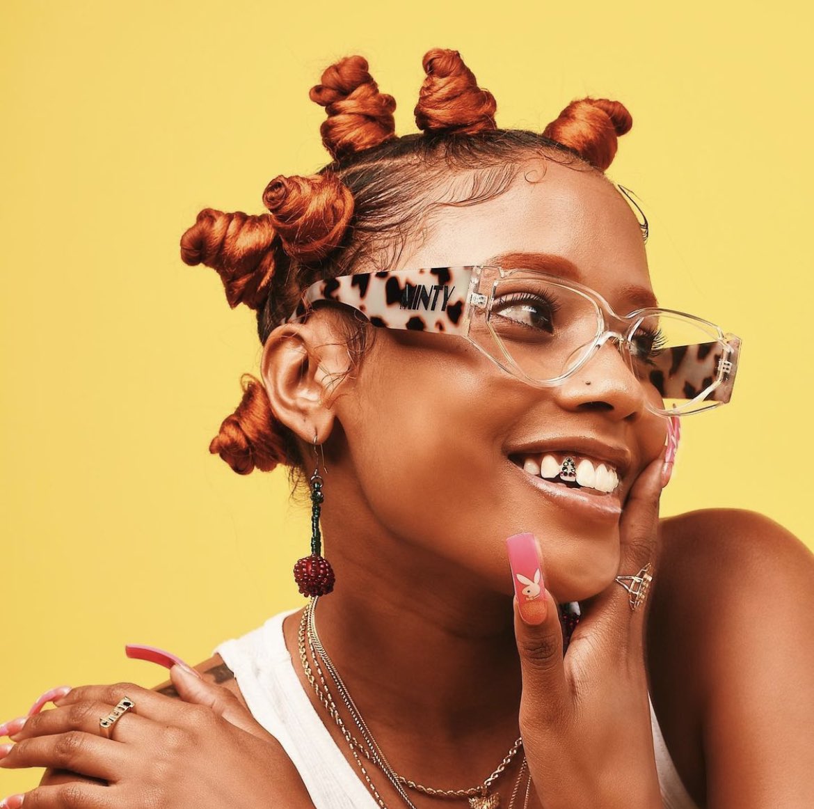 GabrielleAmani's tweet photo. My Baby Mamas did that!! I love when my friends work together!

@Cherrypose for Minty Merch 🍒💅🏾 https://t.co/MLkLmzo9QI
