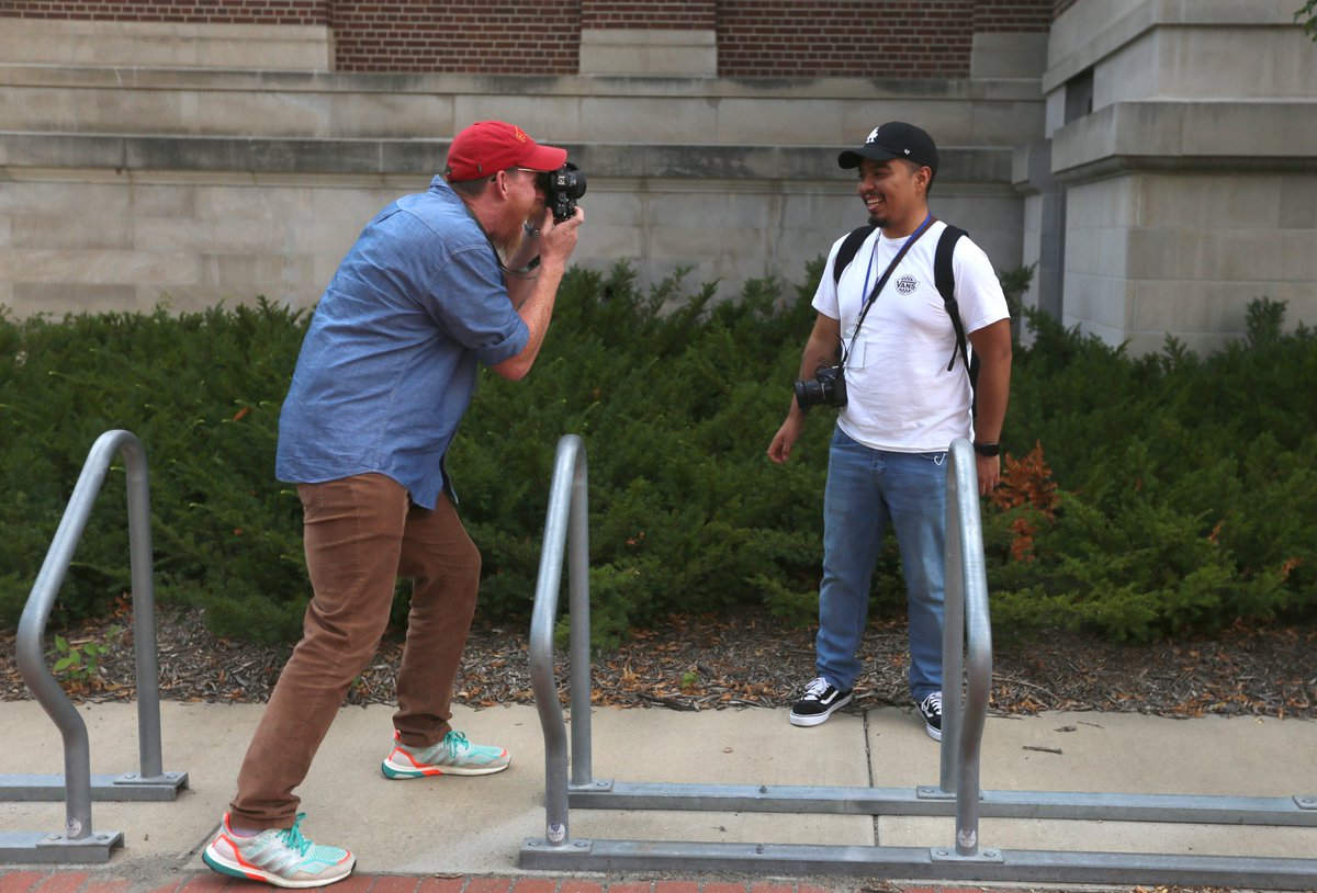 Thanks to <a href="/AmericanAir/">americanair</a>, I made it ON TIME from New Orleans (through Charlotte) to Minneapolis to begin my class at the <a href="/acpress/">Associated Collegiate Press</a> #mega22 — the nation's only in-person college workshop. And we took advantage of being in person right away and started taking photos.