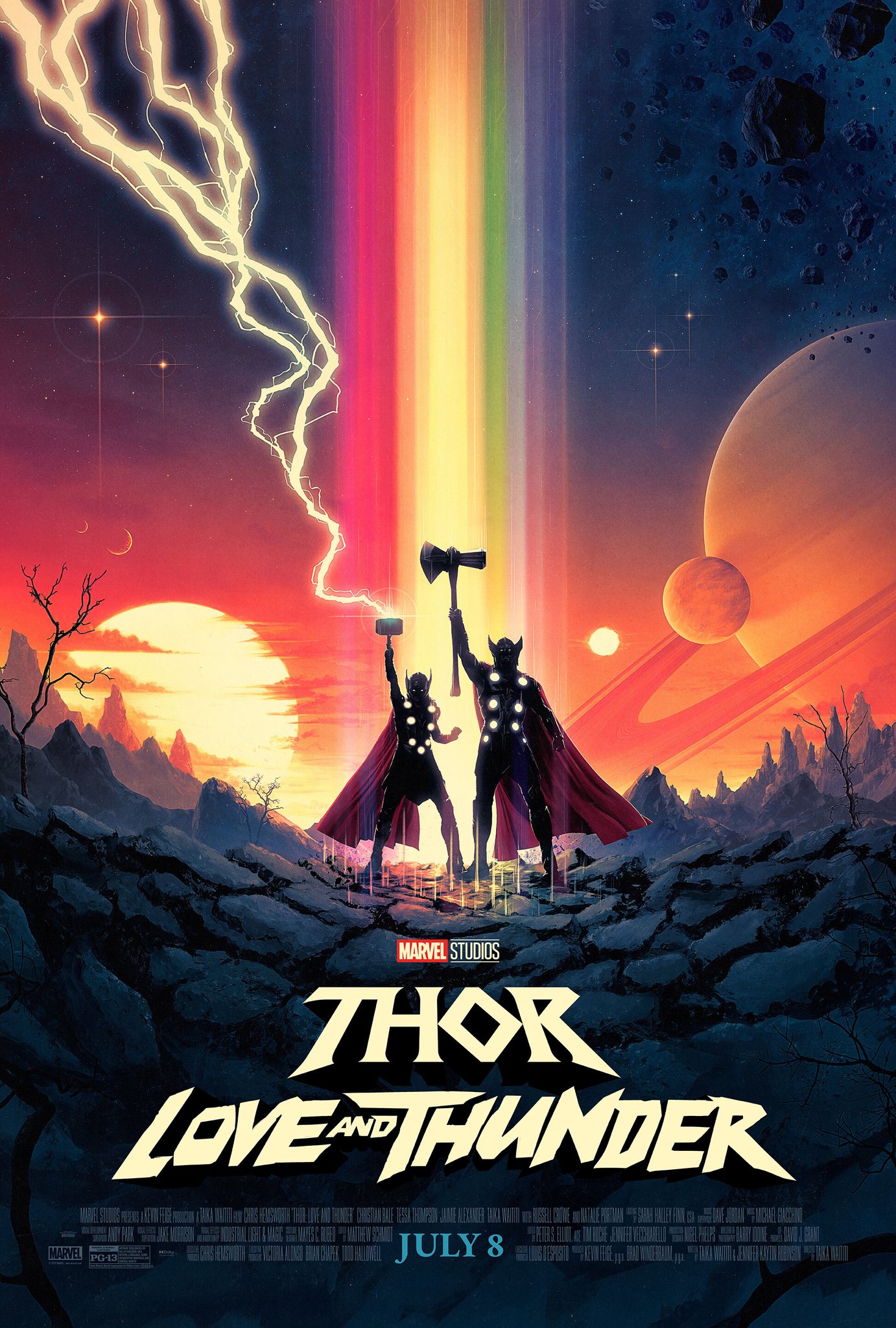 Allerlaatste Thor Love and Thunder posters