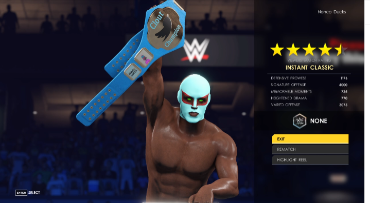m_a_c_h_1_n_e's tweet photo. LETS DUCKING GO!! 
"Ducksaw" Jim Duggan is the CHAMPION! 
The 1st @noncoducks Clout Champion ever! 
@NoncoDWF is such a fun subtrait group! https://t.co/1ZGaVRA5HQ