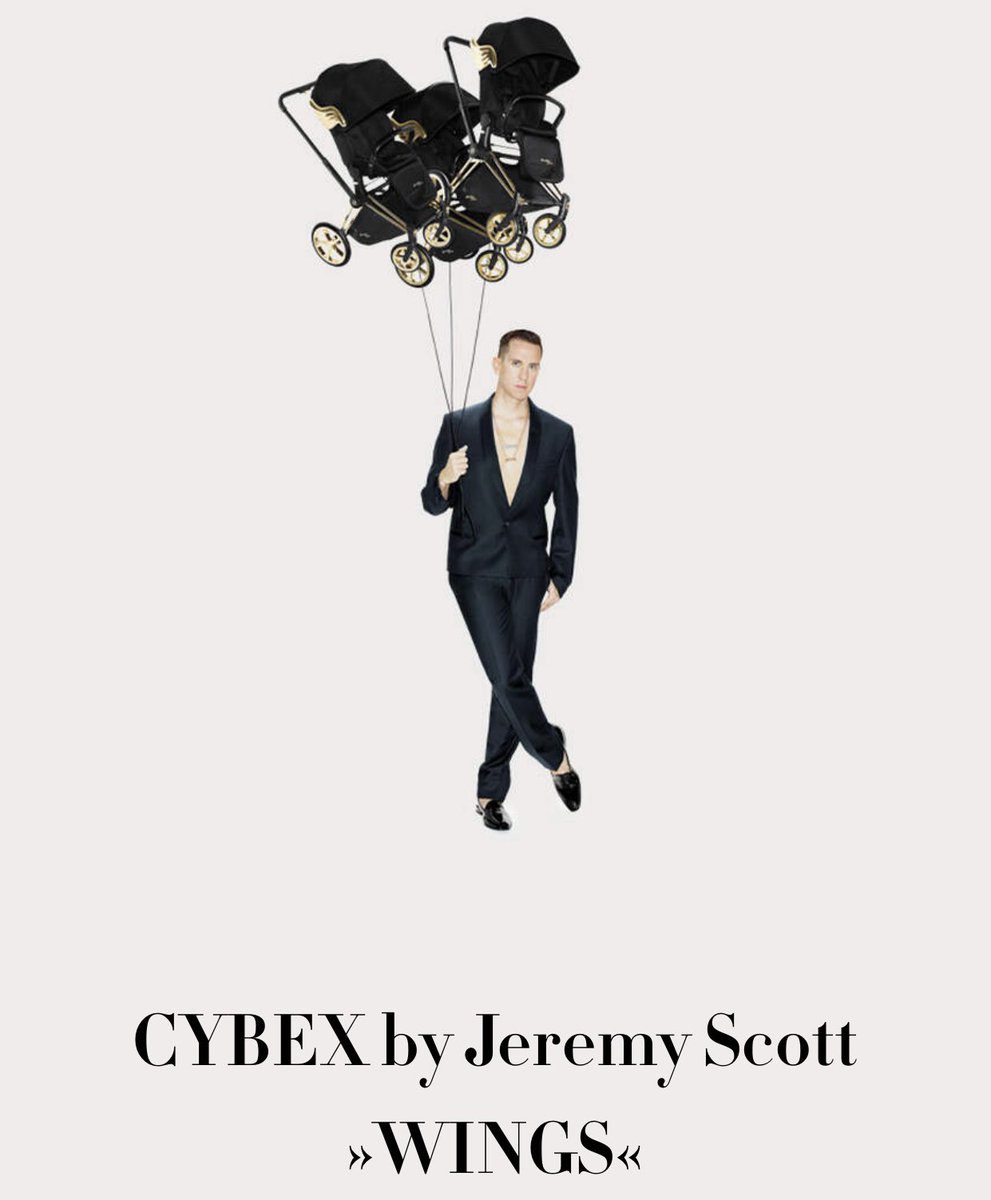 dvcomms's tweet image. CYBEX x Jeremy Scott (Wings Collection)

An exciting symbiosis of Scotts’ pop-art and the pioneering functional design of CYBEX – a heavenly-fiendish encounter!

#chicmama #jeremyscottwings #fashionmom #fashionmommy #clientnews