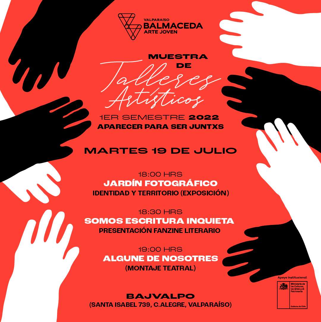 bajvalpo's tweet photo. 🔥 Se viene la muestra de los #TalleresArtísticos en #BajValpo
👉El martes 19 y jueves 21 de julio se llevarán a cabo las actividades finales de nuestros talleres artísticos que se desarrollaron desde abril a la fecha. 
🔸+ info en https://t.co/Bpdy0O0jYE https://t.co/iAFvsxjcbc