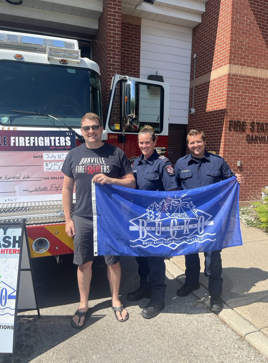 We want to give a huge shout out to the Oakville Firefighters as they raised a phenomenal $2,500 at their Camp BUCKO Car Wash! 🚒💦 Camp BUCKO would not be what it is without our incredible sponsors! THANK YOU!!!! 😁💙👏 #campbucko #oakvillefire