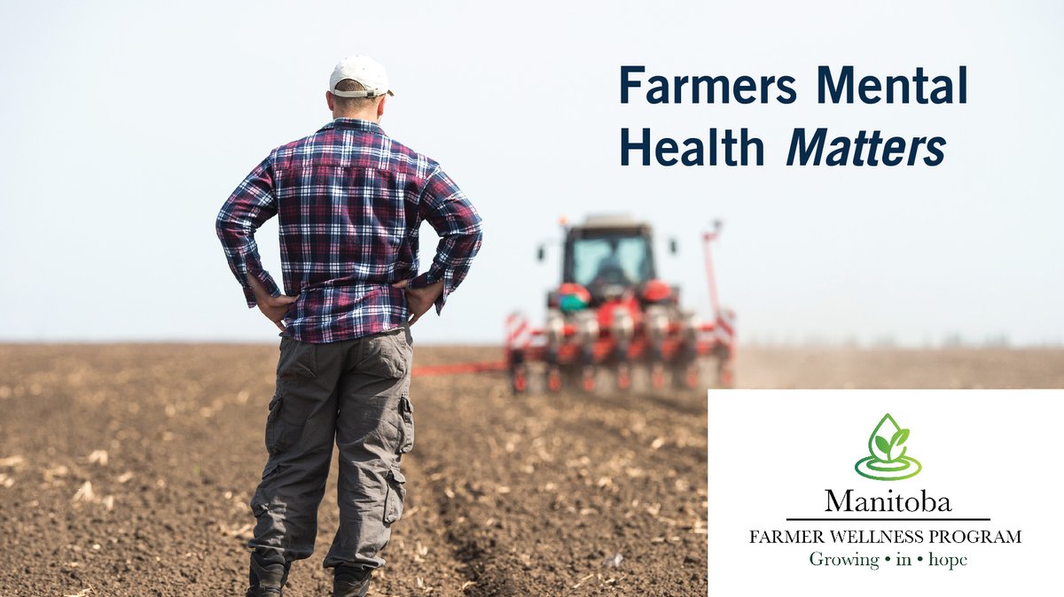 The ag industry is stressful at times. MB Farmer Wellness Program is an initiative aimed at providing mental health support for farmers &amp; their families. It provides 1 on 1, no cost, confidential counselling by professionals with an ag background. Visit manitobafarmerwellness.ca