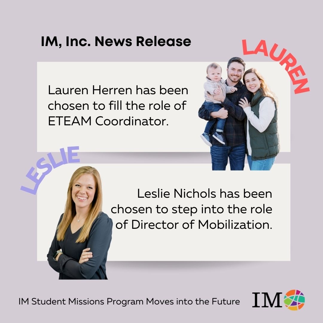 imincorg's tweet photo. IM values students and we are excited about the future of our student missions program. These programs allow young people to get hands-on missions experience as they grow in their awareness of missions &amp; sense God’s leading to serve Him around the world.

https://t.co/DzMyC7uUtC https://t.co/S2XQRY2eMi
