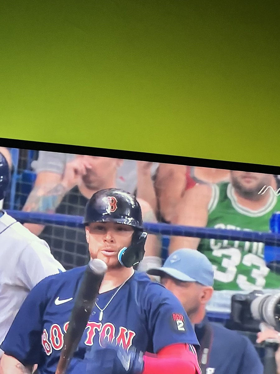 I spy a Bird jersey at the Trop 👀 #Celtics #RedSox #rays #HeGetsIt