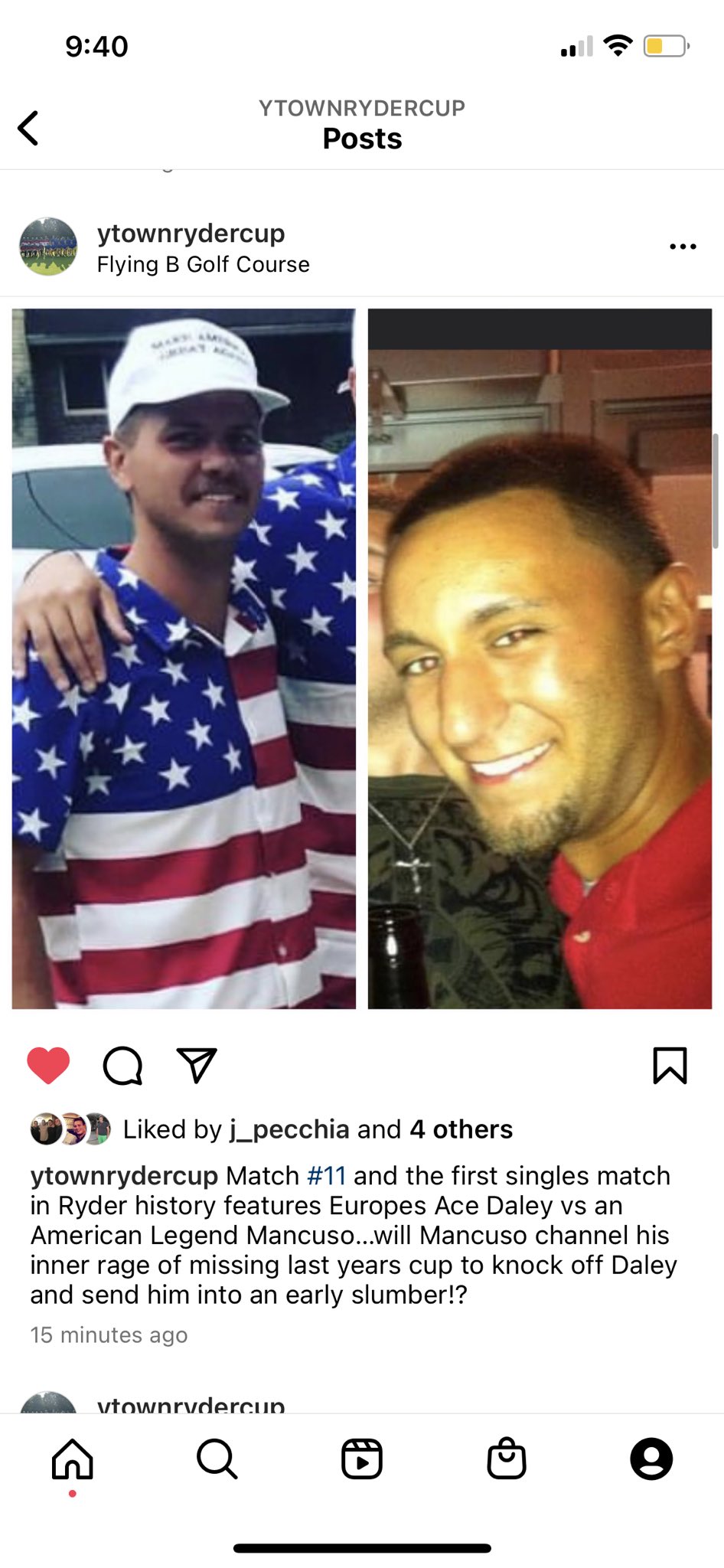 YtownRyderCup on Twitter "Match 11 and the first singles match in