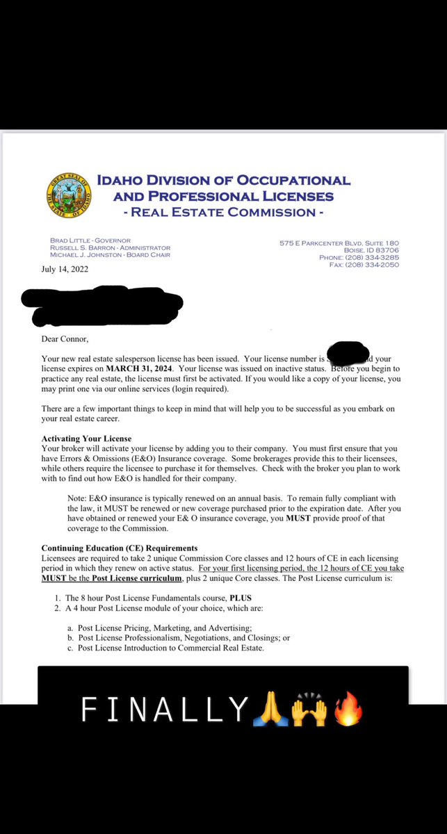 fliphabit's tweet photo. It was definitely a challenge for me, but i am finally a licensed real estate agent! God please help guide me through this new journey!😄🙌🙏 https://t.co/DGYvX8gya9