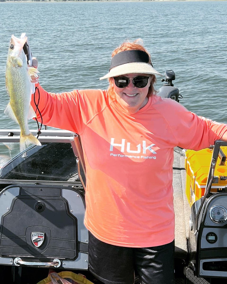 JNelly43's tweet photo. Got mom on some good ones today!  Just another classic #NDlegendary day on the water!  #LimitsOnly https://t.co/ft57oBjB57