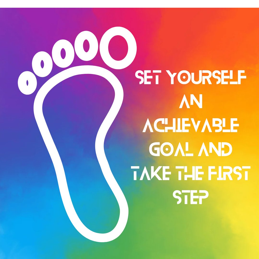 Jump Back Up July - Day 15: Set yourself an achievable goal and take the first step. #JumpBackUpJuly #Wellbeing