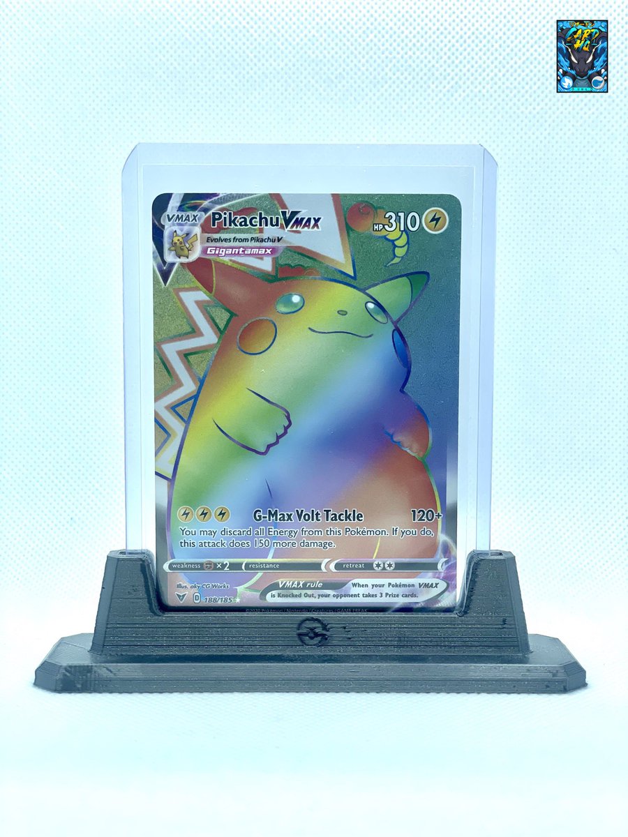 PokemonTCGIntel's tweet photo. Giving away this Pikachu VMAX from Vivid Voltage! Winner randomized 7/21! 

Just RT &amp; join the discord to enter 🎉https://t.co/Vv9oAPbbWT 

#pokemon #PokemonTCG 1/2 https://t.co/9ywUEZCWU7