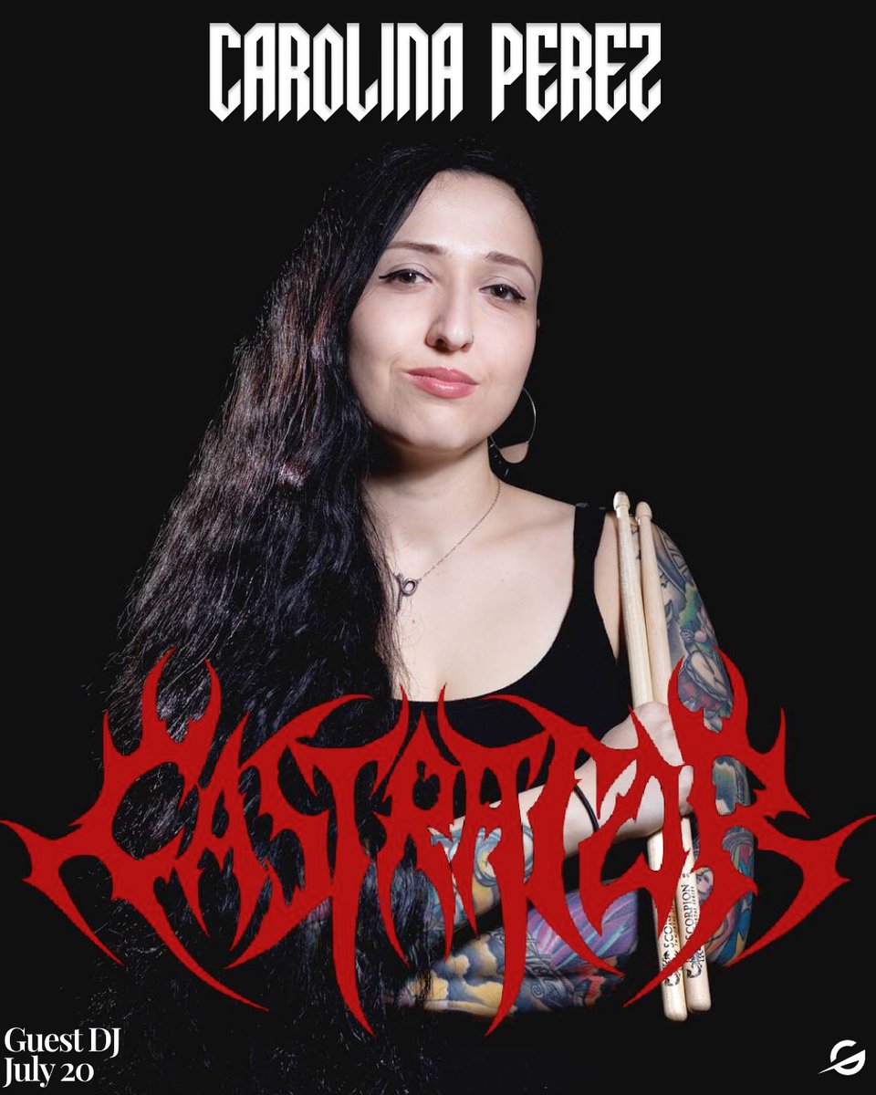 gimmeradio's tweet image. Furious old school mastery returns to @DarkDescentRec in the form of #Castrator’s debut Defiled in Oblivion!
Join Carolina Perez hosting a guest DJ special on Wednesday July 20 at 1pm ET/10am PT &amp;amp; check out our Exclusive Magenta &amp;amp; Aqua Blue variant! 👇
shop.gimmemetal.com/products/castr…