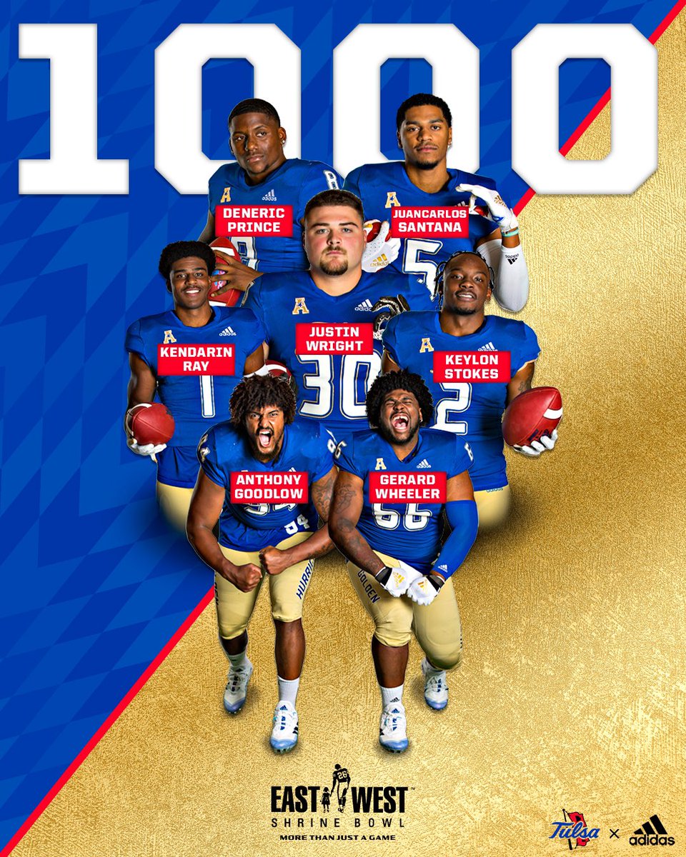 7️⃣ of our guys have been named to the East-West #ShrineBowl1000 list! #ReignCane👑🌀