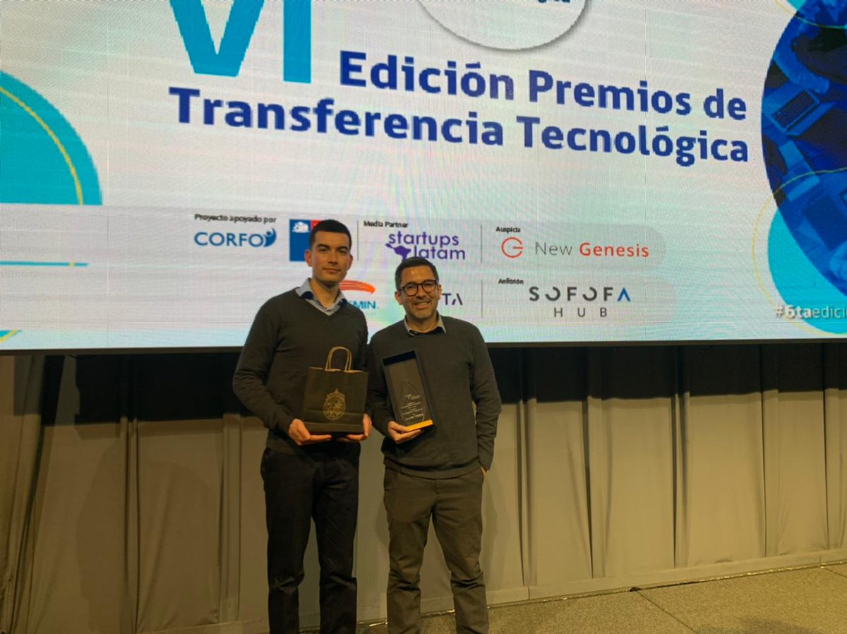 Ganadores emprendimiento de base científico tecnológica LATAM !!! <a href="/C1DO12/">@C1DO1</a> <a href="/LappSurgery/">Lapp.surgery</a>
Agredecidos con @HubTec_Chile <a href="/TransferenciaUC/">Dirección de Transferencia y Desarrollo UC</a>
#6taedicionPremiosTT