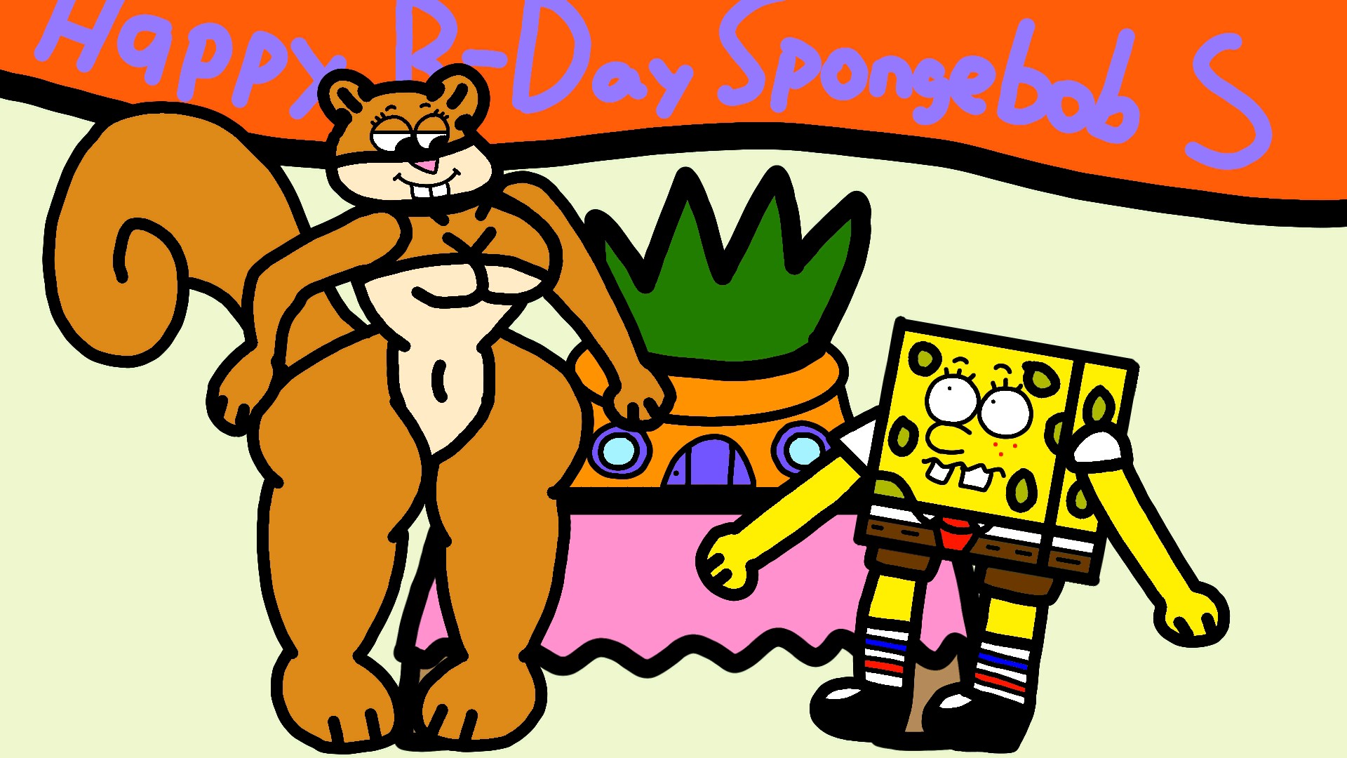 Happy birthday to Spongebob SquarePants     