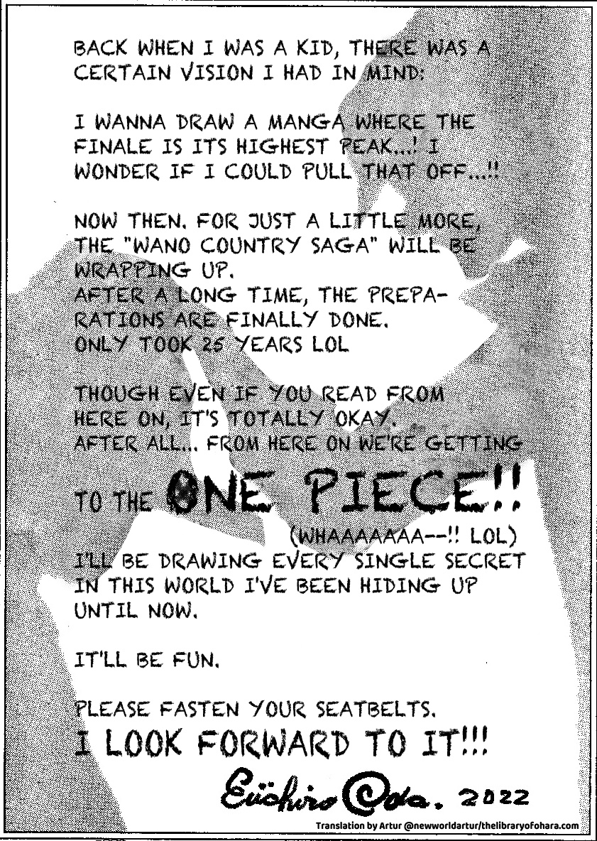 Artur - Library of Ohara on X: The New One Piece Opening is directed by  Megumi Ishitani!!  / X