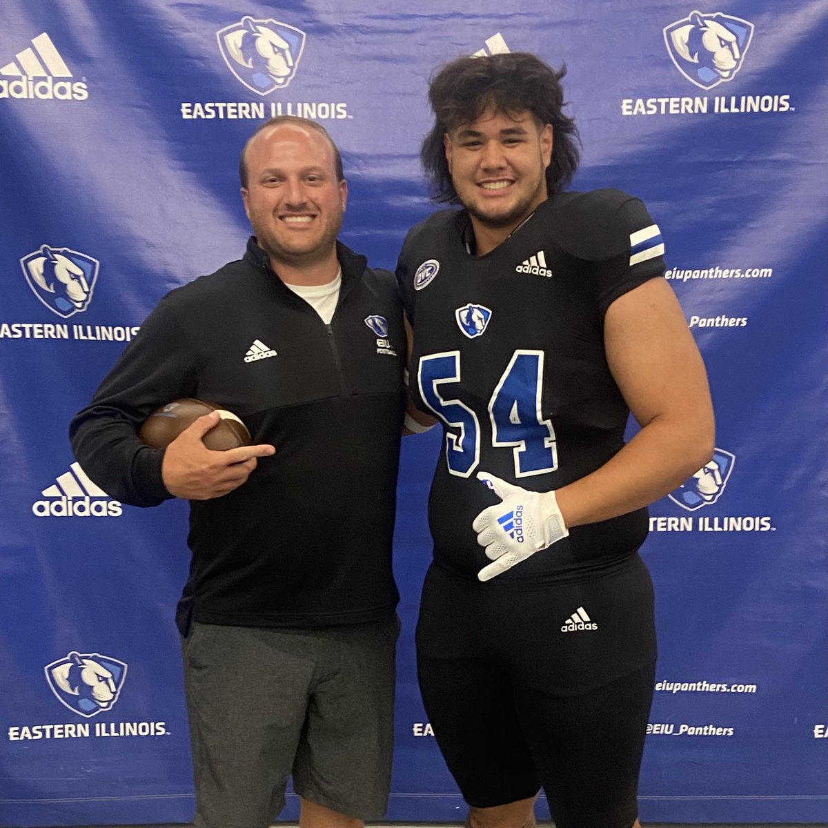 Masonbuttel's tweet photo. This week I got the chance to officially visit Eastern Illinois University. After some great conversations with @FB_Coach_Wilk and @CoachCannova63 I am very Excited! To have been offered a football scholarship with the program‼️ 
#BleedBlue @EIU_Panthers 
#BCpride @ButteFootball https://t.co/XGusg0TiPW