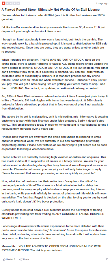 A long read, but fckin spot on, mate. 

#horizonsmusic, #horizonsmusicscam, #harrow, <a href="/Harrow_CAB/">Citizens Advice Harrow</a> <a href="/harrow_council/">London Borough of Harrow</a> <a href="/horizonsmusic/">Horizons Music</a> #radiohead