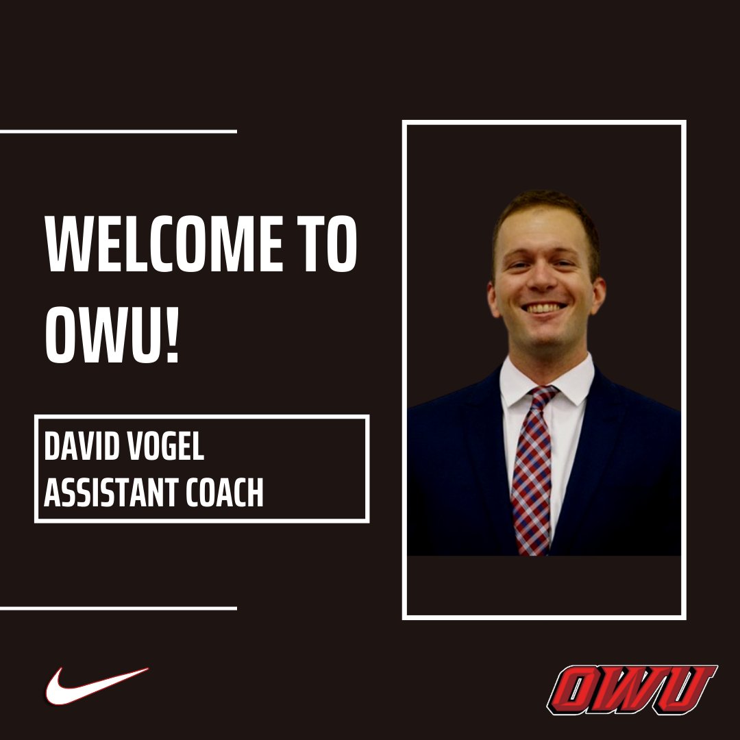OWUHoops's tweet photo. Pleased to welcome David Vogel as our new assistant coach! https://t.co/UQBo0jym5J