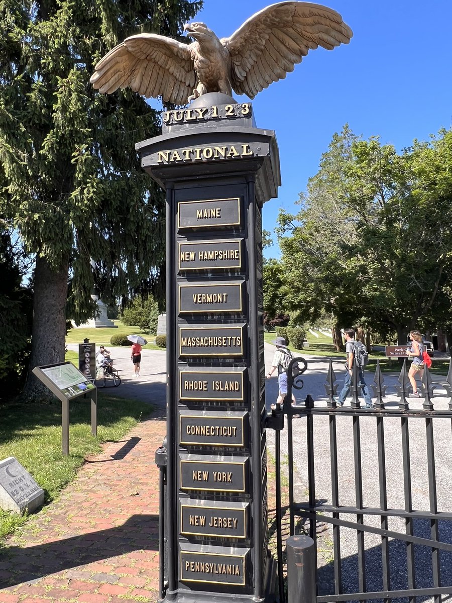 MrShaneGower's tweet photo. Earlier today we visited the National Cemetery at Gettysburg! #socstudme #sschat @GettysburgNEH #nehwhyhere https://t.co/vSCPiQTbp7