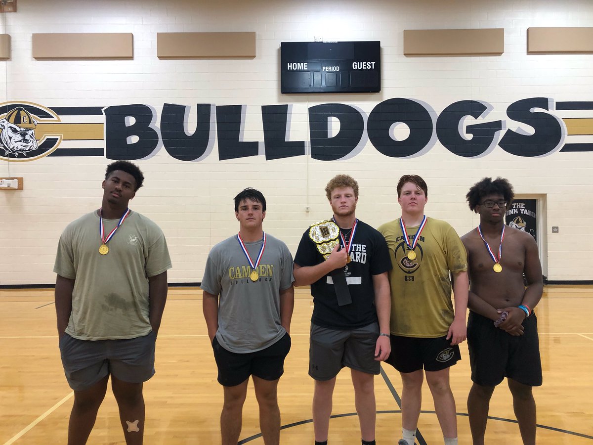 Congratulations to Camden High winning the Hawg Man Challenge #BlackSwarm #MadDogOffense