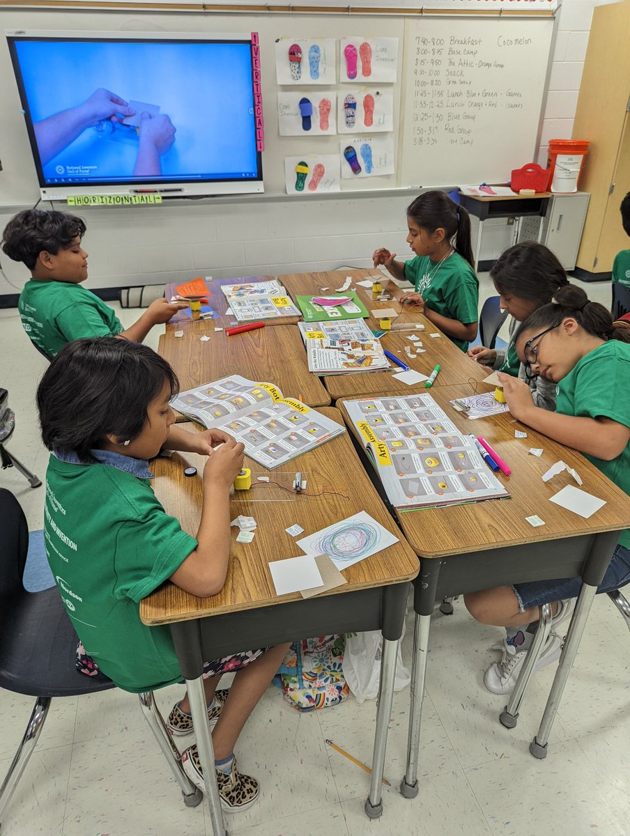 CTECCISD's tweet photo. Awesome Camp Invention with our CCISD elementary students! Engaging and fun learning activities! A BIG thanks to CIS for providing snacks! @r0hernandez @DrSandraClement @ccleadservant @MrWardenEnglish @MrWardenEnglish @CCISD https://t.co/oXG73LXNMV
