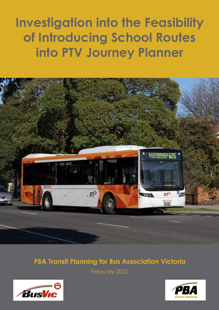 It's time Victoria integrated its many school route services into the PTV app, so customers can see where their school route bus is and improve customer satisfaction. We've delivered the report which details how to do it. Let's get it done Victoria
linkedin.com/posts/chris-lo…