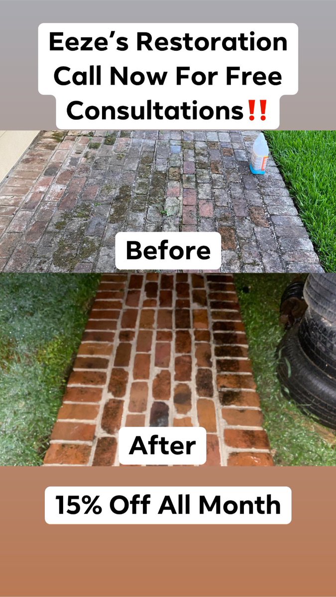 Mold Mildew Algae! Removed!!! We Will Bring your Property back‼️