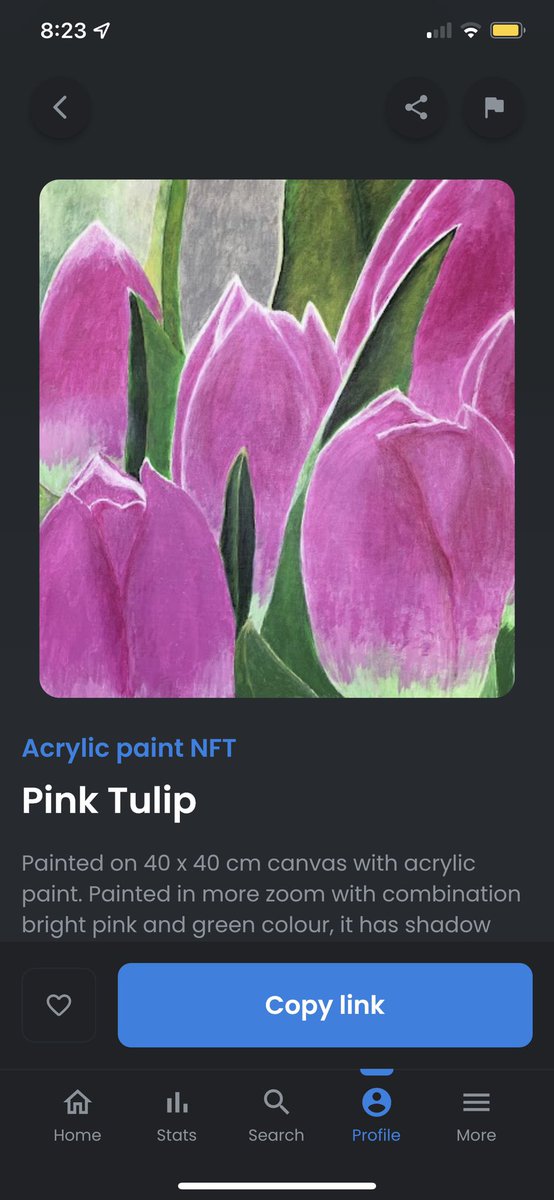 Check this out and get on of my mint acrylic paint collection in NFT 
✅RT
✅Like
✅check my NFT collections linktr.ee/gmwidya
opensea.io/collection/acr…
#nft #nftcommunity #nftdrop #nftinvestor #nftcollector #nftowner #opensea #nftartist