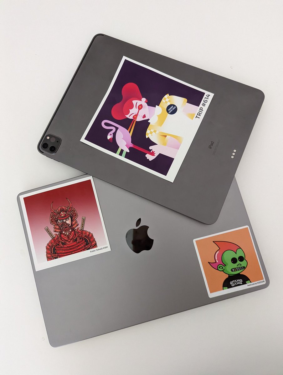 We just picked up these awesome stickers from the NFTier Print Shop! Have you gotten yours?
nftier.tech/print-shop