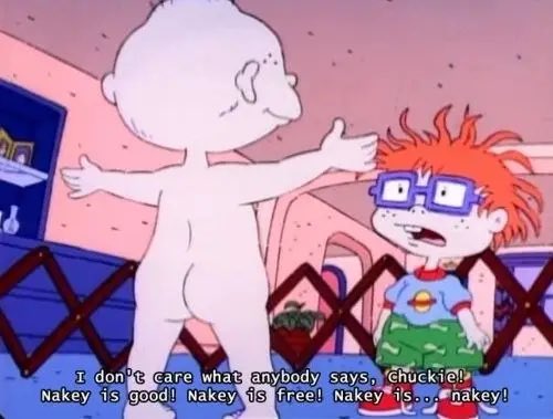 Tommy Pickles reminded us to have pride in nudity #nationalnudeday