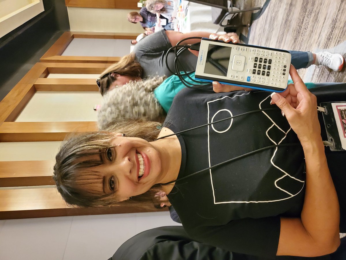 WalterEClarkeMS's tweet photo. I love Door Prizes!!!!! #tctm Oprah Moments!!!! And you get a prize, and you get a prize!!! A big ty to @thebachcompany, @TICalculators and the #Mathcup @jhylemon https://t.co/nc1VE2jLHw
