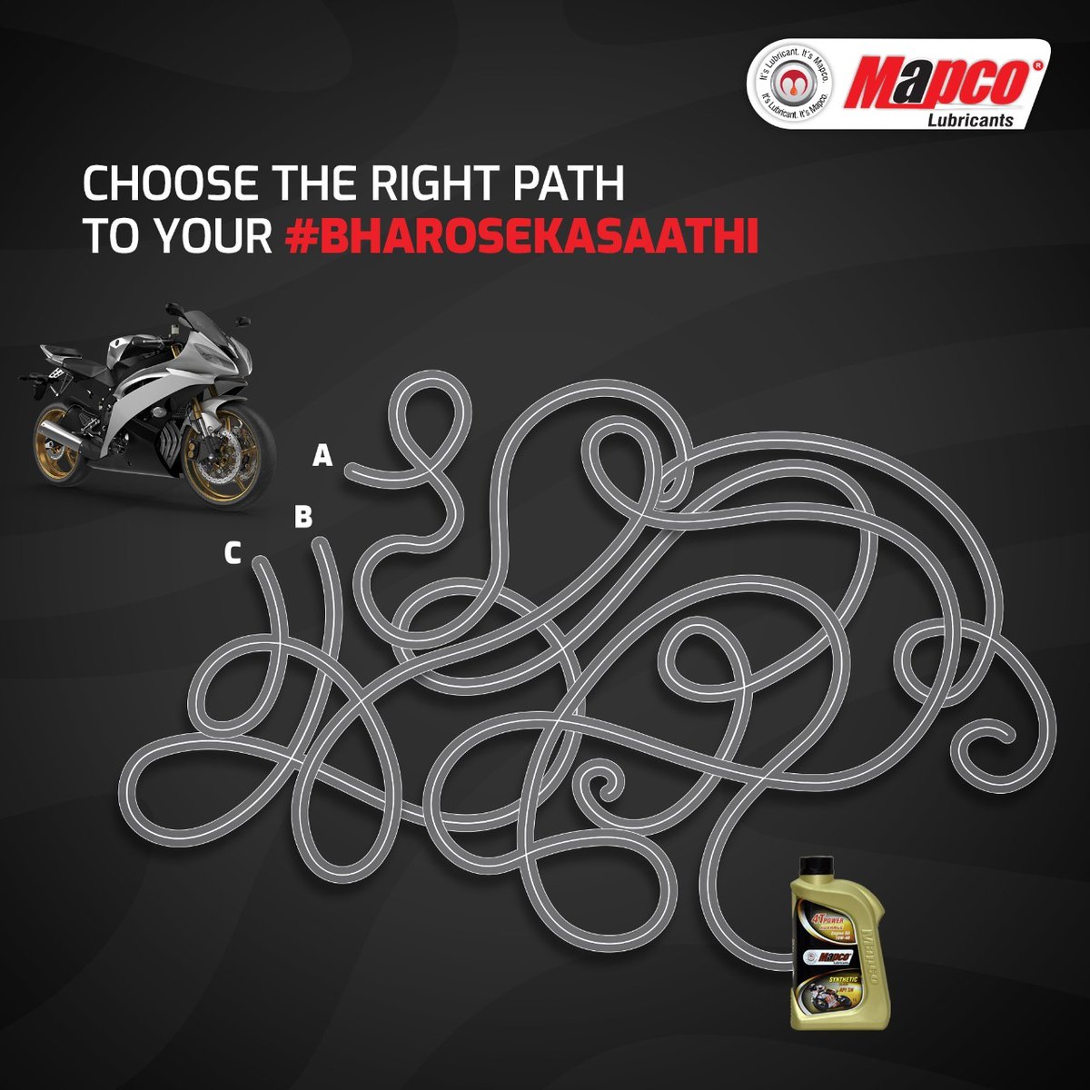 MapcoCorporati2's tweet photo. Comment Below if you can find the right path to reach your #BharoseKaSathi.

Head out today. The Surprise Gift awaits you.

#commenttowin #contestalert #contest #giveaway #giveawaycontest #contestgiveaway #giveaway #win #commentnow https://t.co/rk2QvclVqu