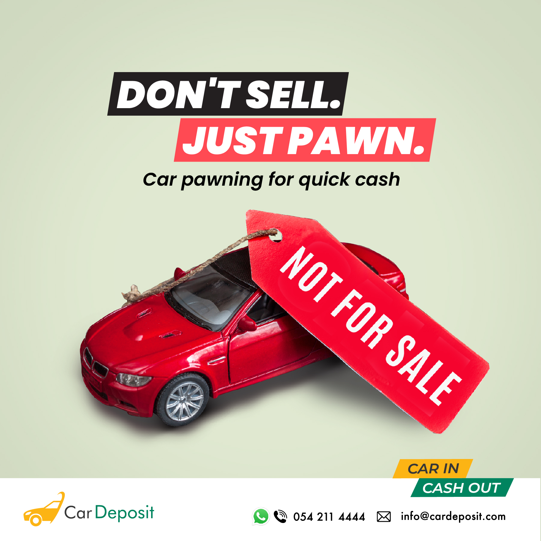 Car Deposit (CarDeposit) / Twitter