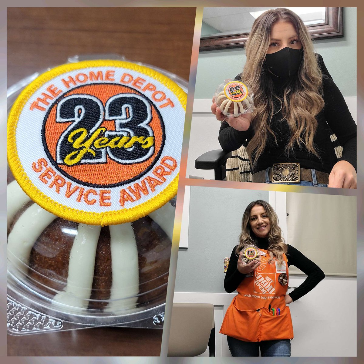 Lorena6712's tweet photo. Couple days early, but it's all good... I'm ready to eat this bundt cake 🎂 TY Employee Committee 😋 Happy 23 yrs with HD to me! #ASDSLIFE ❤️ https://t.co/ZpY08C54Jj